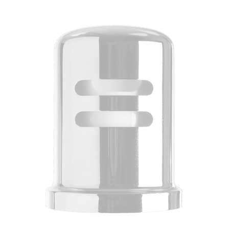 Westbrass Skirted Brass Air Gap Cap Only in Powdercoated White D201-1-50